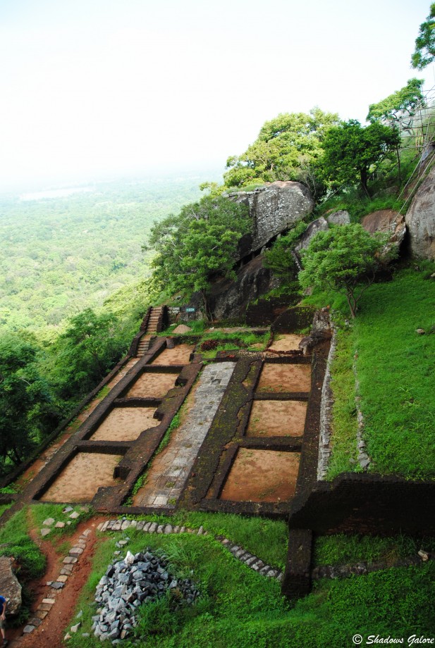 Barracks and the Balanced Rock at Sigiriya