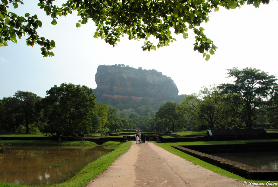 Sigiriya from a distance