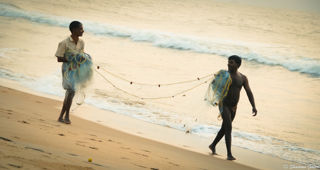 Fishermen at work Chennai - Scape: My last sunrise at Marina Beach 3