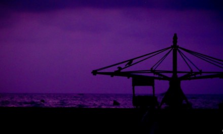 Chennai-scape: Silhouettes at Marina Beach