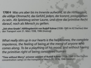 In the words of a prisoner