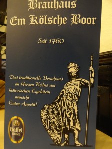 Cologne, Bonn and Königswinter - A memoir 8 Em Kölsche Boor