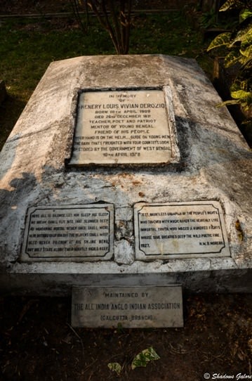 Grave of Henry Vivian Derozio