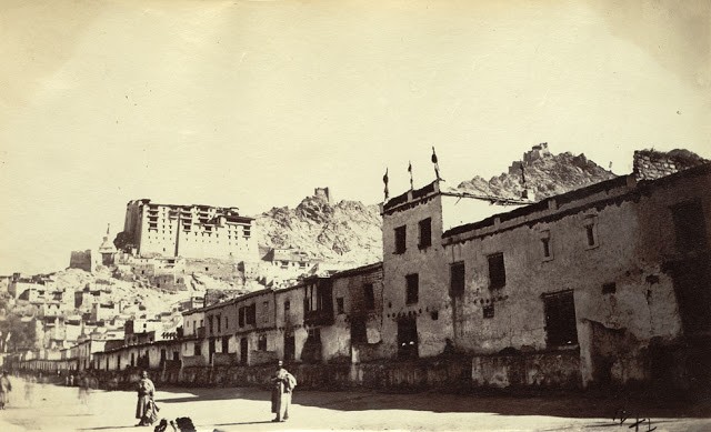 Yarkund Mission, 1873. - View in Bazar, Leh